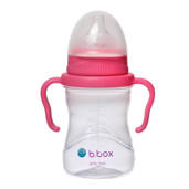 B.box kubek do nauki picia dla dziecka - zestaw 4w1 240 ml malinowy