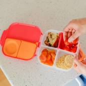 B.box lunchbox dla dzieci do szkoły - szczelna mini śniadaniówka z przegródkami Blue Slate