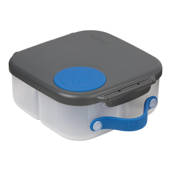 B.box lunchbox dla dzieci do szkoły - szczelna mini śniadaniówka z przegródkami Blue Slate