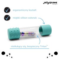 Butelka sensoryczna DIY, turkusowa Jellystone Designs