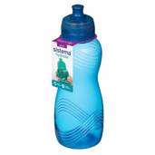 Kolorowa butelka Sistema Wave 600 ml, granatowa, Sistema