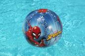 Piłka plażowa dmuchana, Spider-Man, 34 cm, 2+, Bestway 