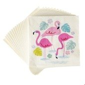 Serwetki koktajlowe 20 szt., Flamingi, Rex London