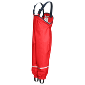 Spodnie przeciwdeszczowe z podszewką z polaru, ocieplone, rozm. 116, czerwone, Playshoes