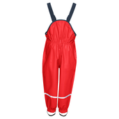 Spodnie przeciwdeszczowe z podszewką z polaru, ocieplone, rozm. 140, czerwone, Playshoes
