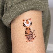 Tatuaże zmywalne dla dzieci, Kolorowe Zwierzęta, Rex London