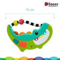 Zabawka STEM: Krokodyl, 6 m+, Sassy