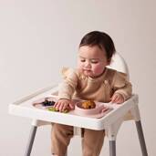 b.box roll + go Zwijana mata BLW do nauki samodzielnego jedzenia dla dzieci szałwia, OUTLET